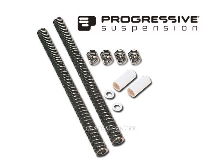 Progressive suspensión Drop en suspensiones inferiores horquilla muelles para Harley Dyna 06-17