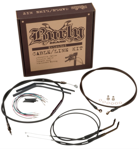 Kit de Cables para Instalación de Cuelgamonos - H-D XL '97-'03 (sin ABS) - Burly Brand