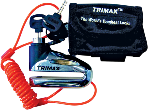 Candado de Disco c/llave con linterna (pin 10mm.) - Trimax