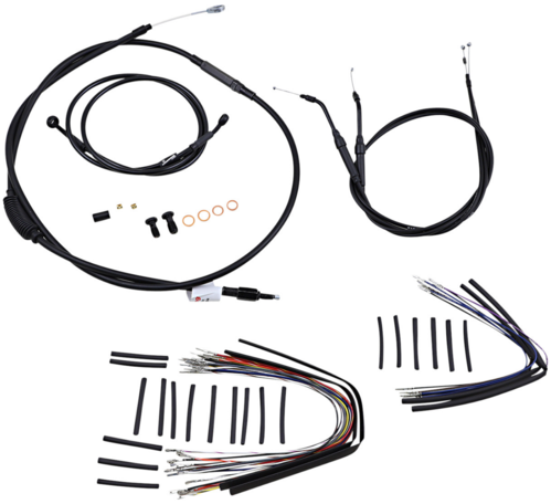 Kit de Cables para Instalación de Cuelgamonos - H-D FXD '07-'11 (sin ABS) - Burly Brand