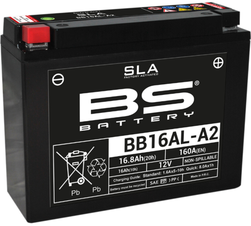 Bateria AGM Sin Mantenimiento Activada en Fabrica - Ducati - BS Battery