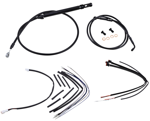 Kit de Cables para Instalación de Cuelgamonos - H-D FXBB/FXLR '18-Post. (sin ABS) - Burly Brand